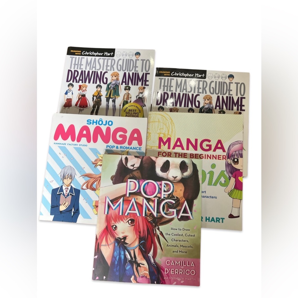 How to draw anime‎ books